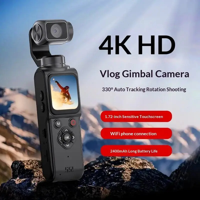 NEW 4K Pocket Gimbal Camera Ha - Digitizer Touch Screen recensione e prezzo